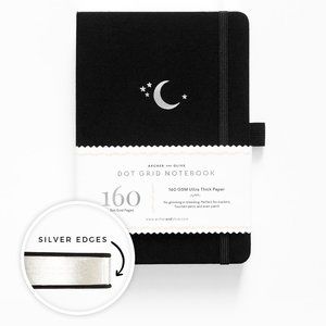 NWB✨Archer & Olive A5 Silver Crescent Notebook